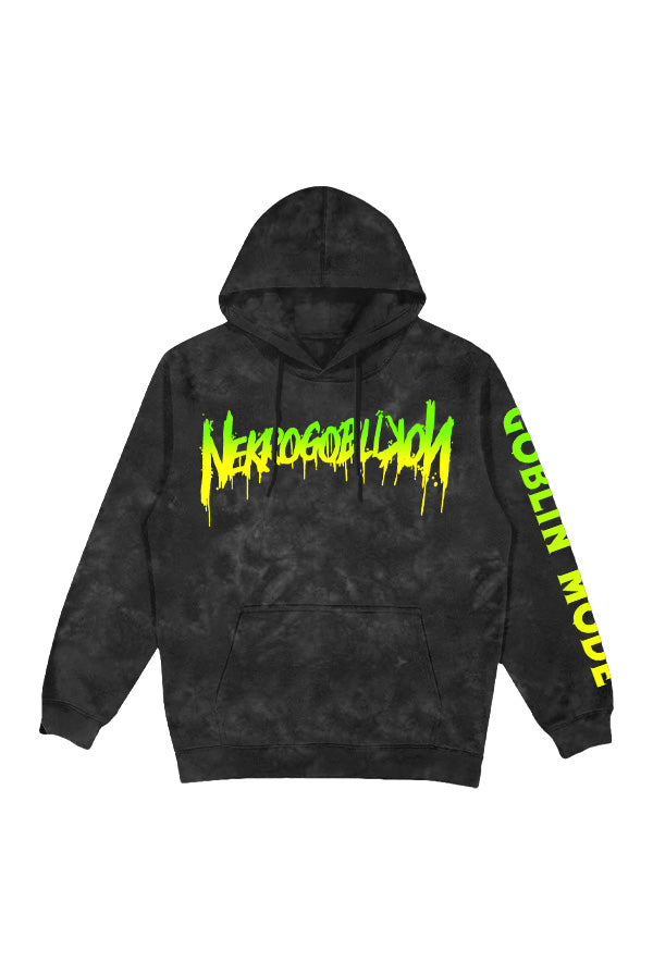 Neon Ombre Spring Tour Hoodie - Black Wash