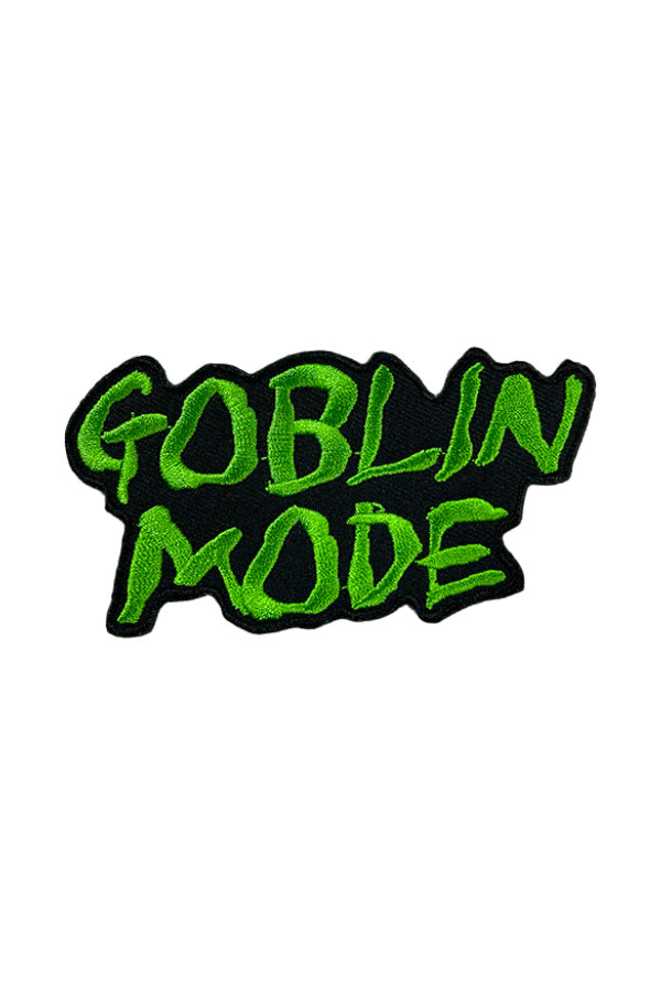 Goblin Mode Wicked Green Embroidered Patch