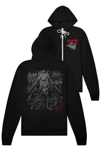 The Fundamental Slimes and Humours Zip Up Hoodie