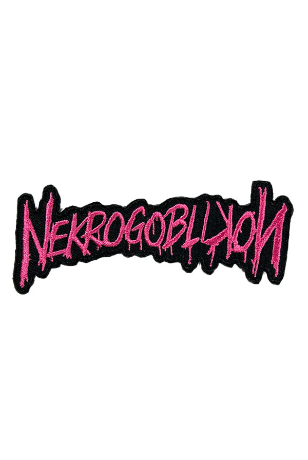 Nekrogoblikon Wicked Pink Embroidered Patch | Pre-Sale