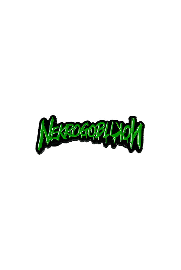 Nekrogoblikon Wicked Green Enamel Pin | Pre-Sale