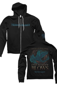 Black Hole Zip Up Hoodie